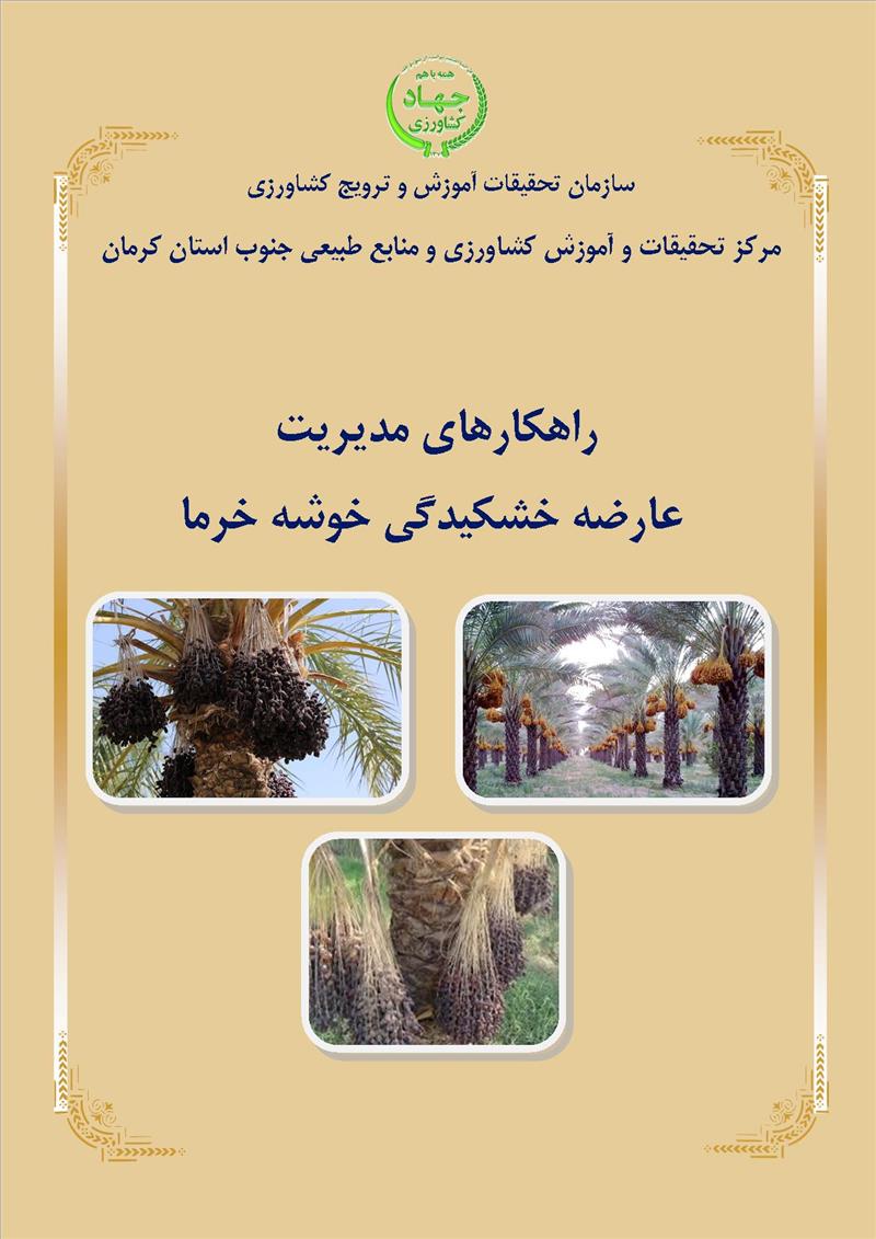 اپلیکیشن راهکارهای مدیریت عارضه خشکیدگی خوشه خرما